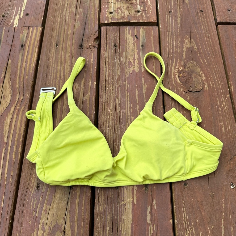 Bright yellow/green bikini